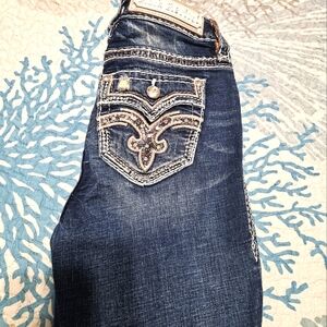 Rock revival crops jeans 26
